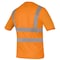 Pioneer Short Sleeve Shirt, Moisture wicking birdseye polyester, Hi-Vis Orange, S V1054050U-S - alternate 5